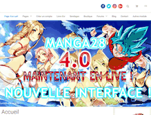 Tablet Screenshot of manga28.com